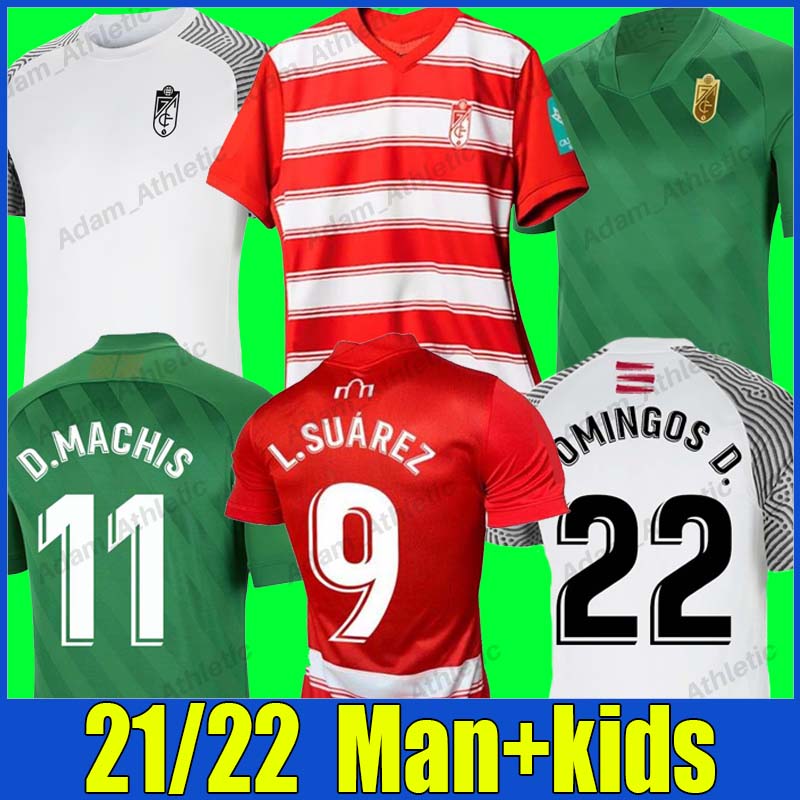 

Granada CF L.SUÁREZ soccer jerseys ABRAM A.PUERTAS D.MACHIS football shirts MONCHU M.MILLA DOMINGOS D. jersey HERRERA C.NEVA BACCA camiseta futbol 2021/22 man kids kit, 2020 home