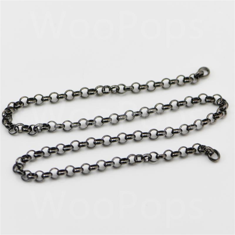 

High Quality 925 Sterling Silver Simple Design Necklace Fit European Style For Women Girl Party Chains