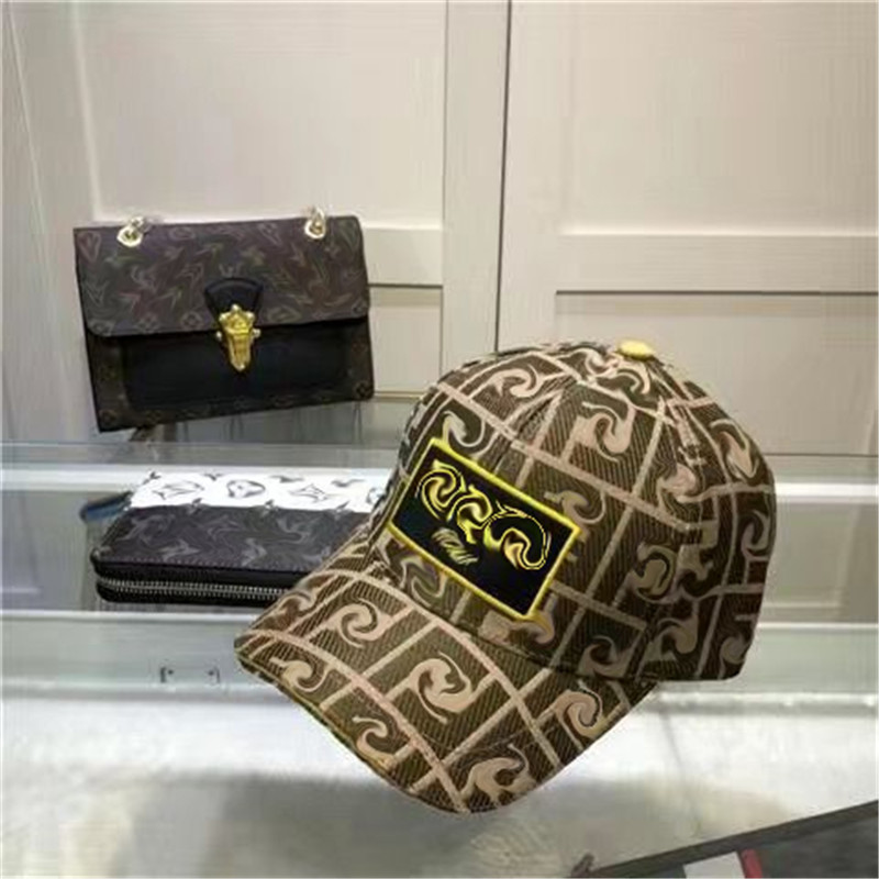 

High quality Hot classic Letter print baseball cap Women Famous Cotton Adjustable Skull Sport Golf Curved strawberry Bucket hat, Blue;gray