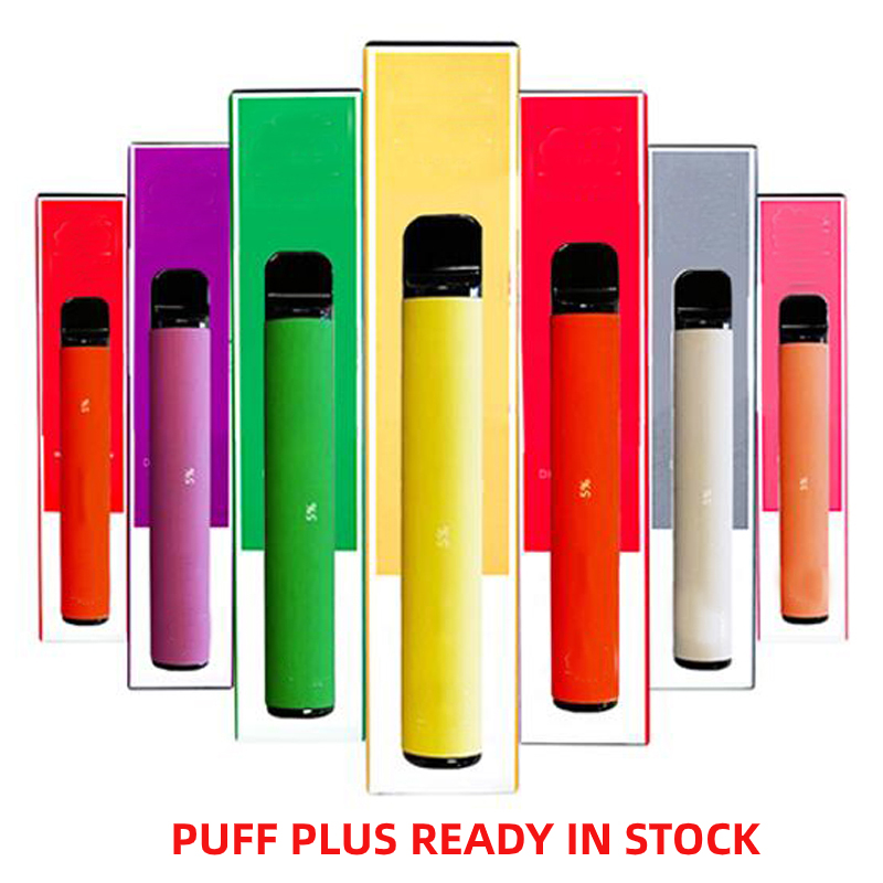 

Newest 37 Colors Puff Bar Plus Disposable Vapes Puff Bars Plus 3.2mL Pre-Filled pens 550mAh Battery Stick Style Portable E Cigarettes puffbar Vape