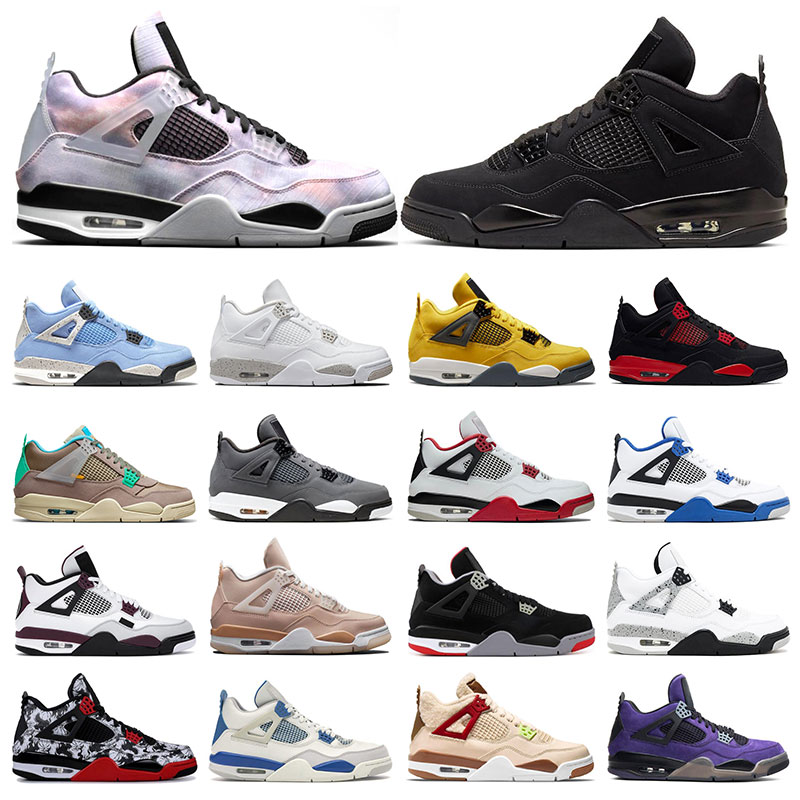 

Zen Master Men trainers basketball shoes 4 4s White Oreo University Blue Paris Fire Red Black Cat Purple Metallic Pure Money women sport running sneakers 5.5-13, 11