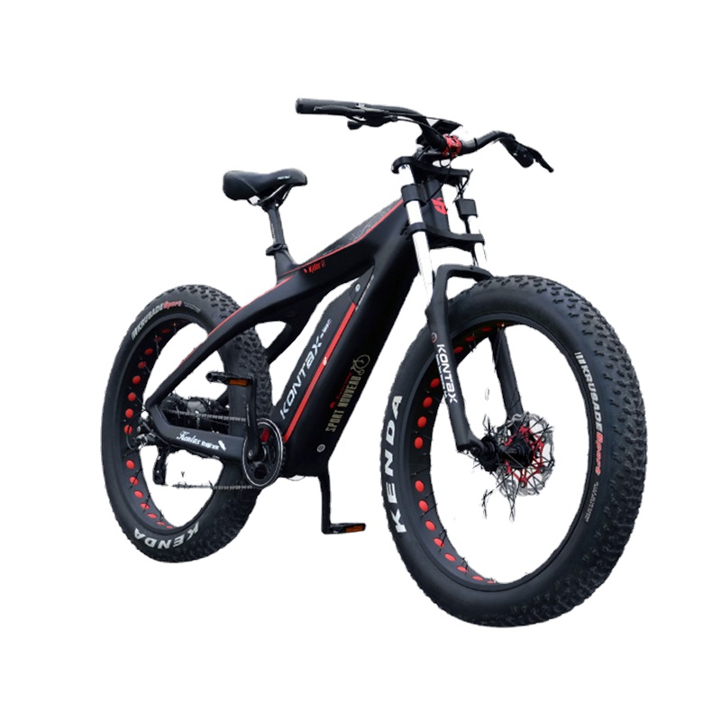 

26inch fat bicycle 48v750w bafang motor electric mountain bike 4.0 snow tire carbon fiber All Terrains fat ebike Shoulder shock