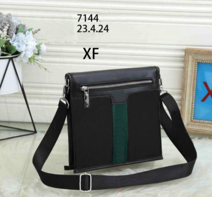 Fashion Mens print Shoulder Bags Man Genuine Leather Briefcases Bolsas Messenger Bag Wedding Dress business Crossbody-image-735910653