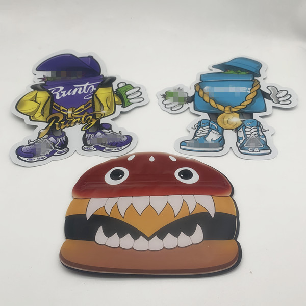 

3.5g jokes up special shaped runtz packaging mylar zipper bags backpack boyz bag