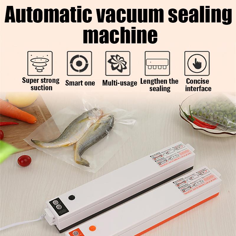 

Vacuum Food Sealing Machine Sealer Packaging 220V/110V Household Film Packer Keep Fresh FREE GIFT 10pcs Storage Bags