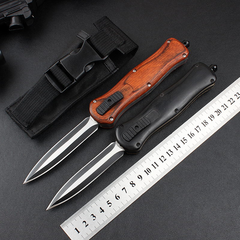 

butterfly BM A016 166 Double Action Folding Pocket Survival Tool Knife Hunting Autotf Knives Xmas Gift Knife Outdoor knife Automatic Tools