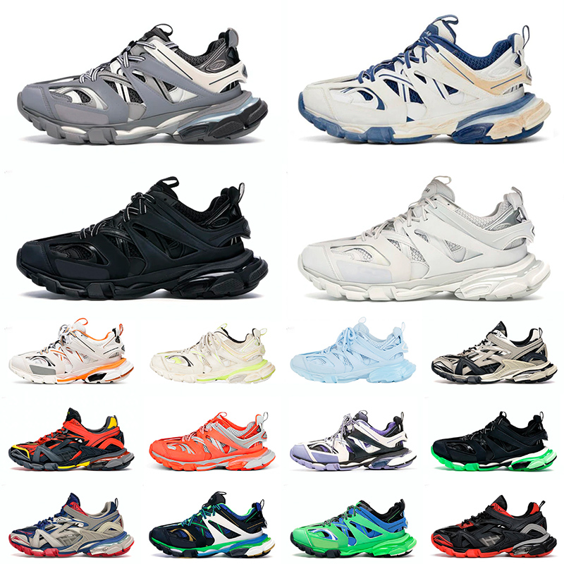 

Top Quality 2021 Fashion Triple S Track 3.0 Casual Shoes Flat Platform Sneakers Mens Womens Combination Sole Tess.s.Gomma Leather Trainers 36-45, B15 green 36-45