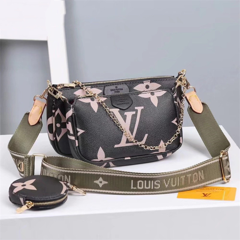 

GGLVLouisVitton YSLVUTTON 2 piece set bags women crossbody bag Genuine handbags purses lady tote bags Coin Purse