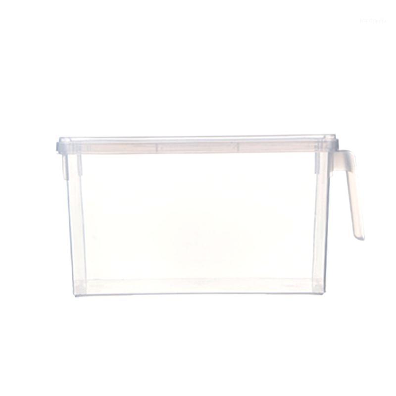 

Storage Bottles & Jars Refrigerator Box Sealed Cupboard Stackable Food Container Fruit Vegetable Holder Keep Fresh Kitchen Organizer With Li
