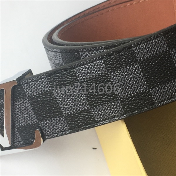 

2020 Fashion Big buckle genuine leather belt no box designer belts men women high quality new mens belts, Black;brown