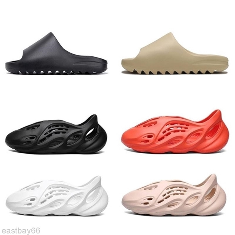 

Cheap 2021 K An ye Slipper Men Womens Shoes Bone Earth Brown Desert Sand Slide Resin Sandals Triple Black Foam Runner
