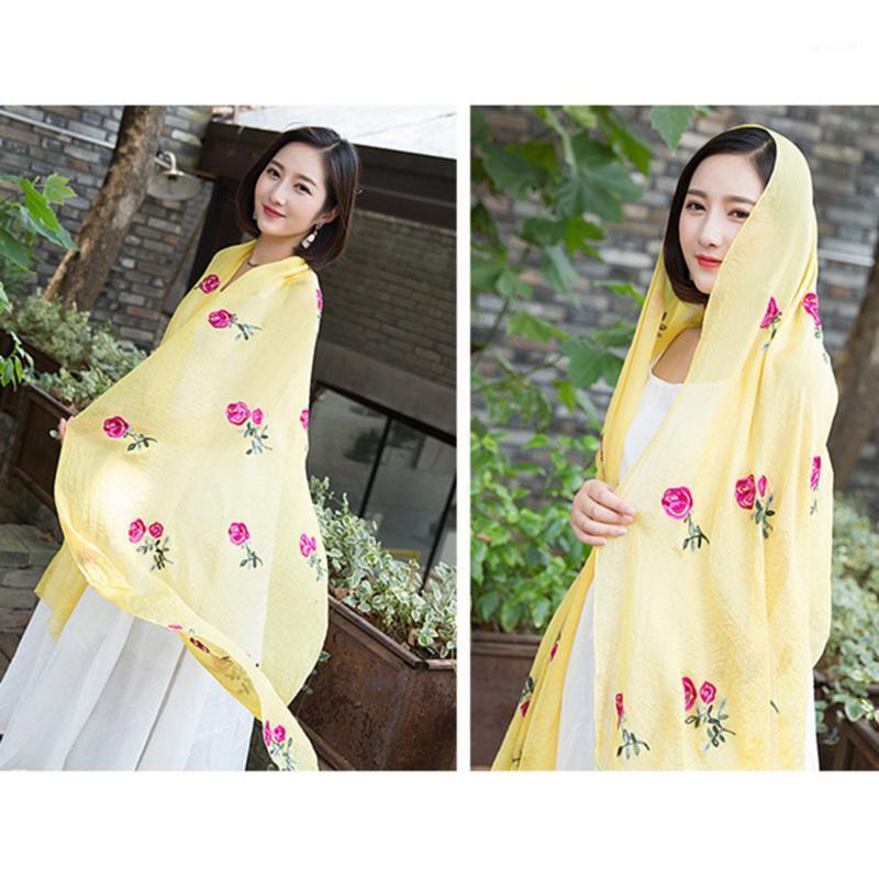 

Scarves 2021 Brand Women Scarf Spring Summer Silk Shawls And Wraps Lady Beach Stoles Hijab Foulard, Blue;gray