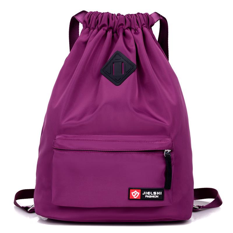 

Outdoor Bags Training Swimming Fitness Softback Waterproof Gym Bag Drawstring Dust Backpacks Storage Women Girls Sports Travel Backpack, 001