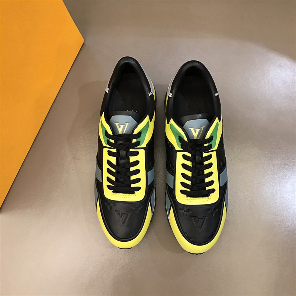 

top quality Casual Shoes luxury Designer Sneaker Genuine Leather Mesh pointed toe Race Runner Outdoors are size38-45, Red;white