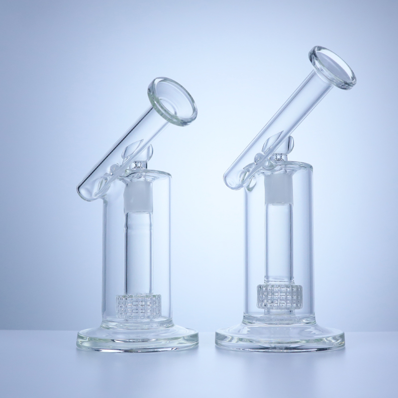 

Upright Bubbler Clear Glass bong bowl Hookahs