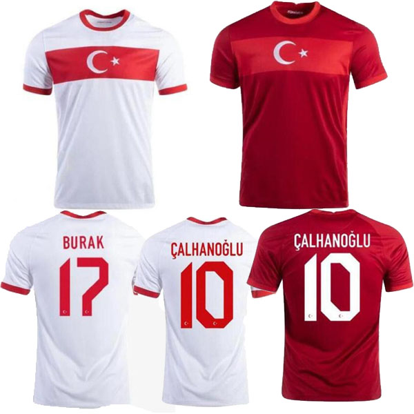 

2021 Turkey Soccer Jersey ARDA INAN TOSUN TUFAN ERKIN MALLI TOPA CALHANOGLU OZTEKIN Custom Home Red Football Shirt Uniform 20 21, Blue