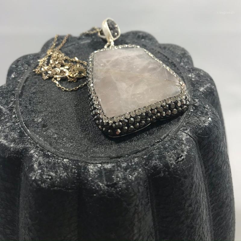 

Pendant Necklaces Trendy Real Moonstone Necklace With 925 Sterling Silver Chain