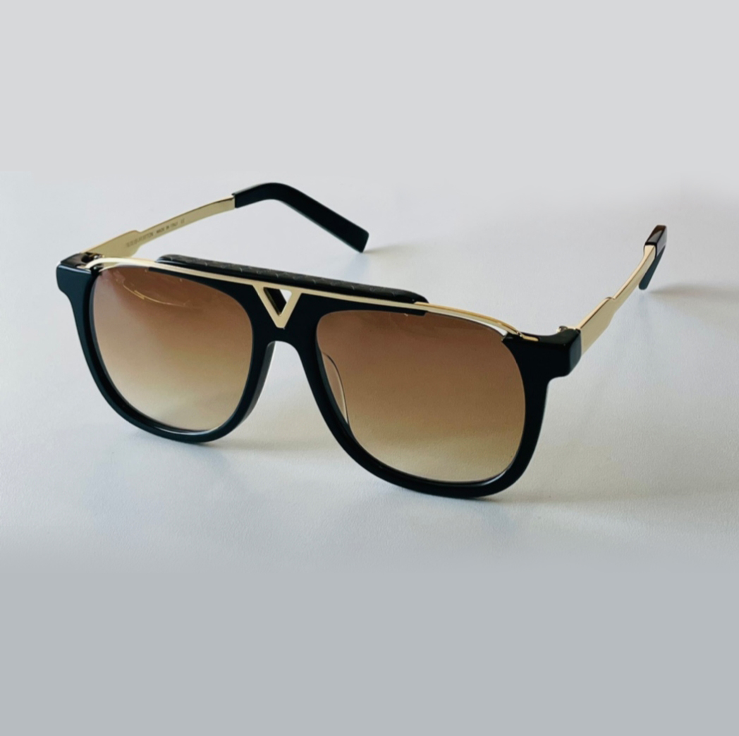 

Classic Pilot Sunglasses Mascot Gold Black/Brown Shaded Evidence Sunnies Sun Glasses for men occhiali da sole firmati UV400 Protection with box