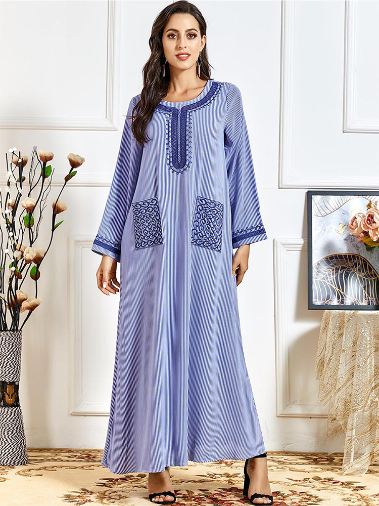 

Robe Longue Musulman De Mode Femme Kaftan Dubai Abaya Muslim Hijab Dress Turkey African Dresses Abayas For Women Vestidos Oman