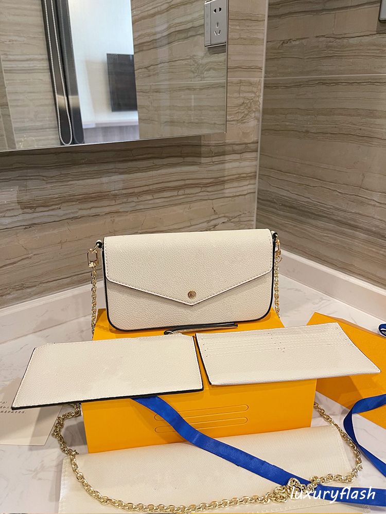 

Latest Gradient Messenger Bag Women Designers Crossbody Bags Summer Fashion Purse European and American Envelope Purses High Quality Brand Chain Wallet, Box(not sold separately)