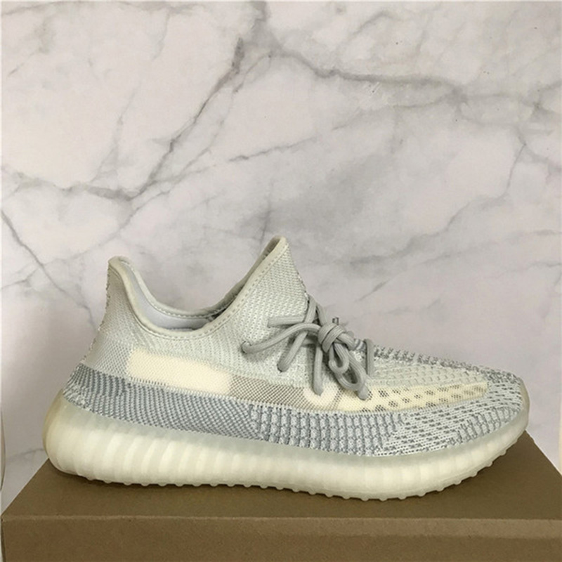 

2021 kanye v2 west Yecheil Ash stone blue pearl Fade Antlia shoes carbon Natural earth cinder zyon white reflective men women sneakG L1