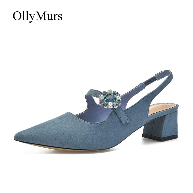 

Mary Jane Shoes Women Shallow Sandals Summer Sandalias Mujer Pointed-toe Pearl Chaussures Femme Elegant Ladies Footware Flower, Black