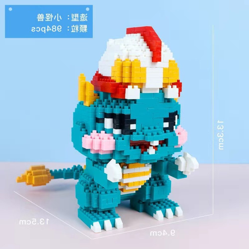 

Assembled toys Children's puzzle assembly small particles compatible with Lego building block boy's toy gift Altman monster model series