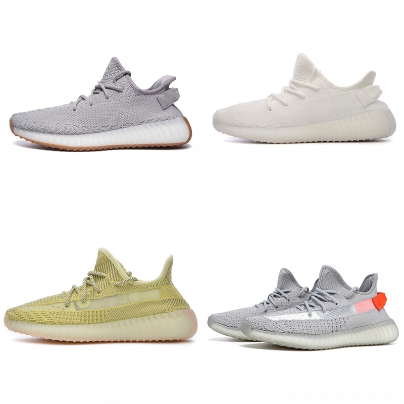 Quality Tail Light KanyeWest Men Shoes 350 Cinder Black Sneakers KanyeWest 350 sport shoe Reflective Running Women Ash Static Sports pearl-image-699330058