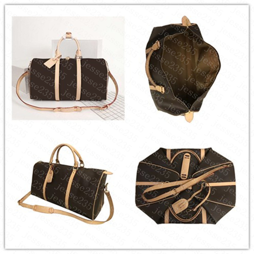 

duffle women Outdoor Packs Tote travel bag hand Business trip luggage Travelbag men pu leather handbags large cross body totes L55cm Synthetic, Blue plaid