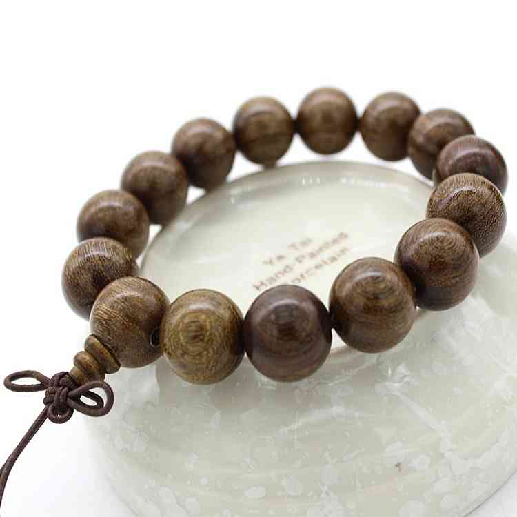 

Yinchenmu hand string Sichuan golden silk sandalwood ebony along grain hand string ten yuan store purchase Taobao, Golden;silver