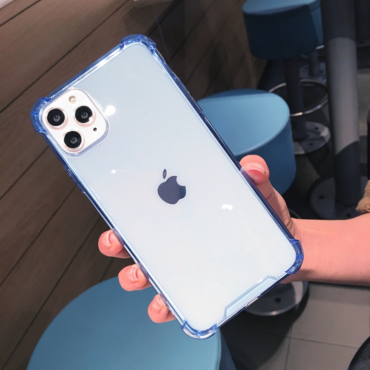 

Transparent Shockproof Bumper Phone Cases for iPhone 12 11 Pro Max XR XS 7 8 Plus Clear Cell Back Cover