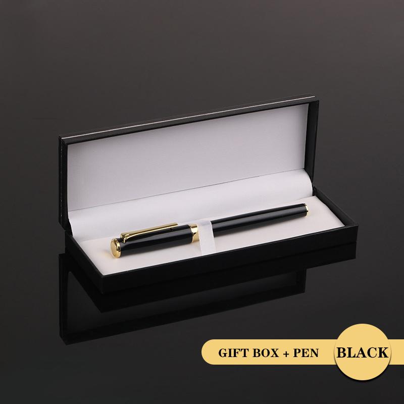 

Ballpoint Pens Metal Pen Gift Set 0.5 Mm Black Luxury Custom Logo Advertising Ball For School Student Stationery Office