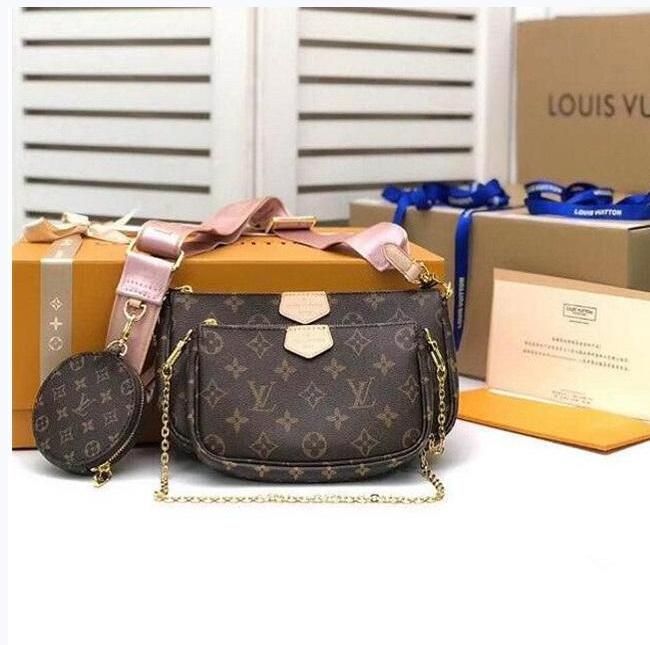

3pcs Set lv LOUIS BAG VITTON Shoulder Bags Handbags Luxurys Designers Bags Totes Handbag Womens Leather Designers Handba