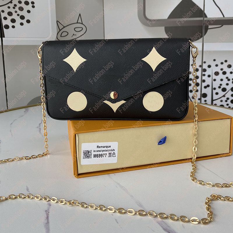

Fashion Bags Luxury Top BRAND women bag Genuine leather Cute handbags Size 21x12x3CM model M69977