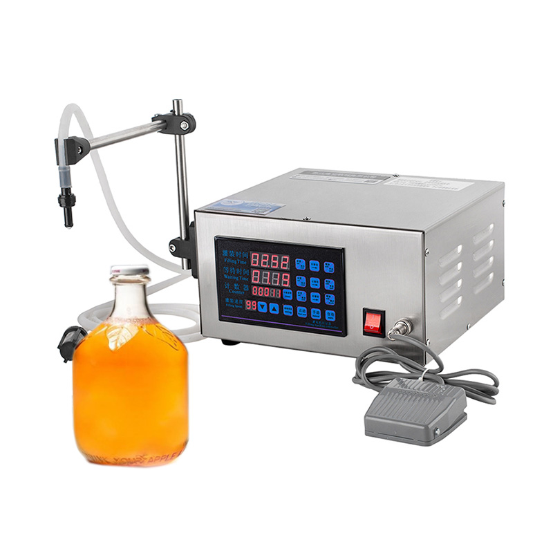 

110V/220V 3.5L/min Liquid Filling Machine Automatic Bottle Filler Machine Packing Water Beverage Juice Perfume Machine
