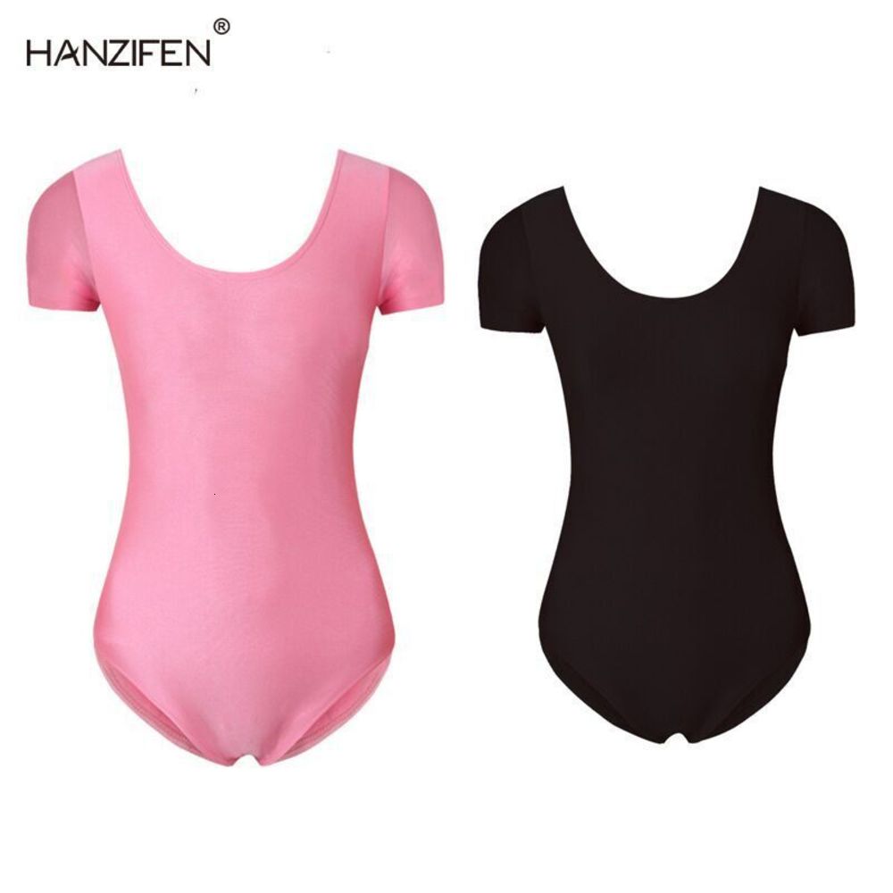 

children's swimsuit one piece girls' short sleeve sunscreen quick drying simple, Blue