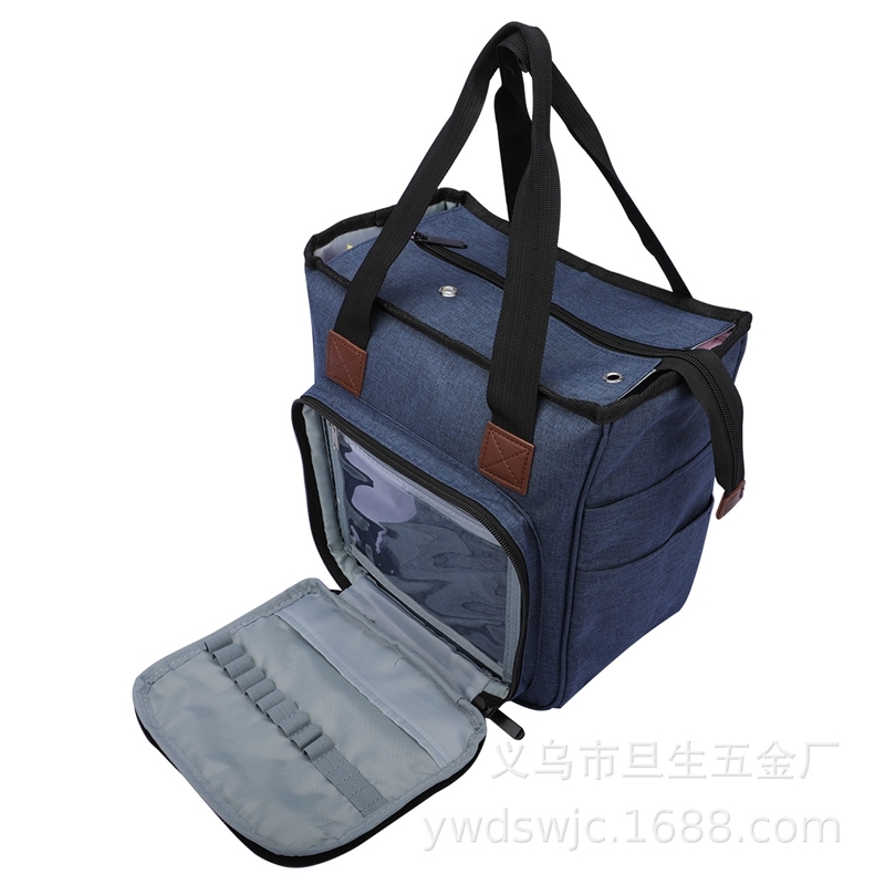 

Hot selling knitting products 600D Oxford wool storage bag ac238, Gray