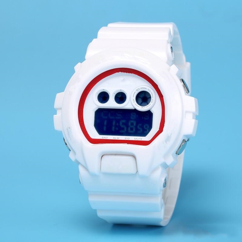 

6900 Men's Quartz Waterproof Watch DZ7333 Digital LED Display All functions can be operated World Time, Slivery;brown