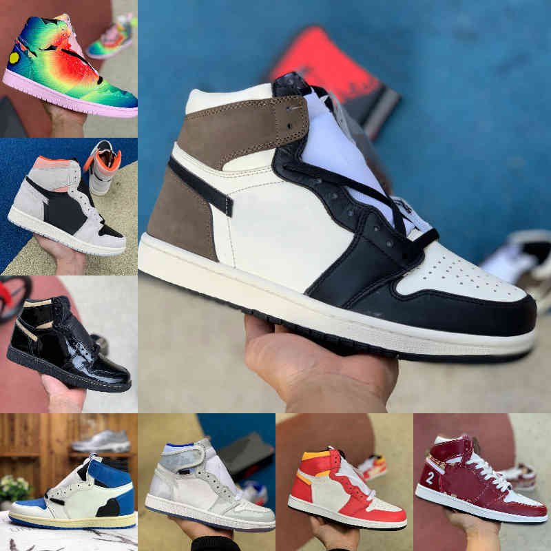 

2021 Men Women 1 1s Basketball Shoes Peach Mocha Hyper Royal Chicago Obsidian UNIVERSITY BLUE Court Purple 1 Candy J Balvin Varsity Red TWIS