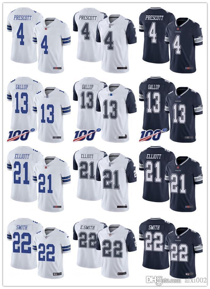 

Men Women Youth Dallas Cowboys 13 Michael Gallup 21 Ezekiel Elliott 4 Dak Prescott 22 Emmitt Smith Custom Football Jerseys, Black;red