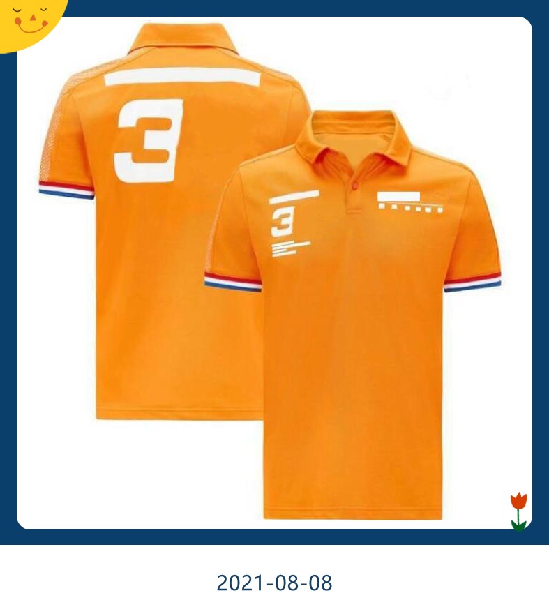 

2021 season F1 racing POLO shirt Formula 1 team factory uniform summer short-sleeved T-shirt of the same style