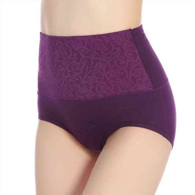 

3Pcs/Lot Women's Panties Cotton High Waist Abdomen Slimming Shapewear Female Postpartum Recovery Briefs Girl Underwear Plus Size W220215, 21