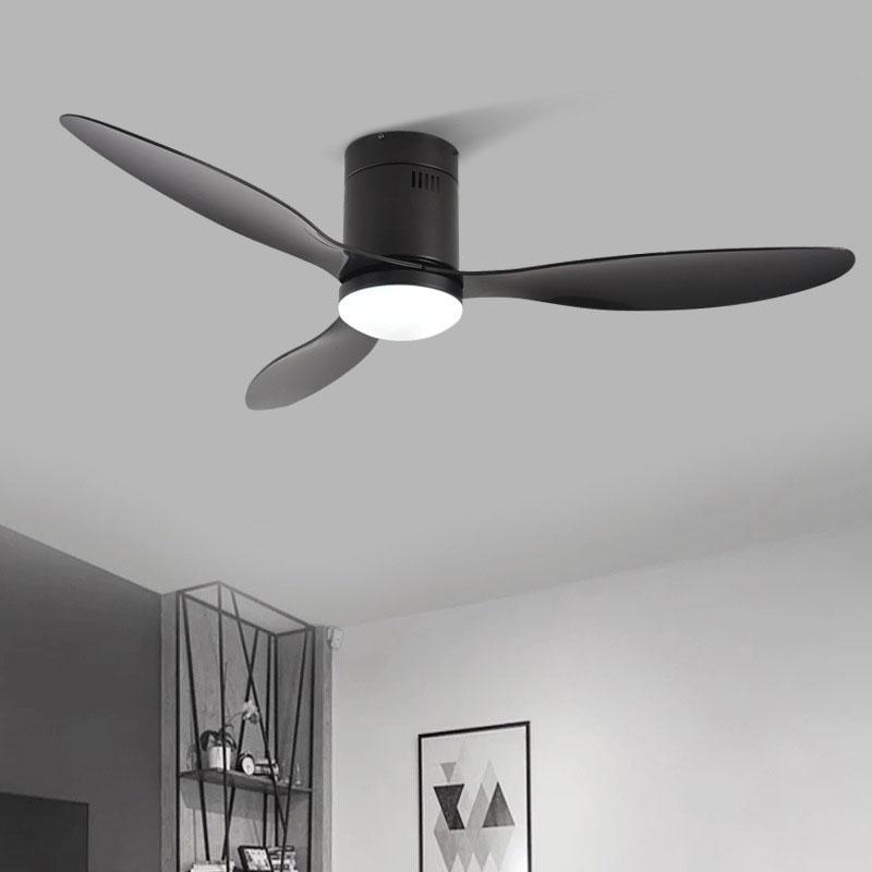 

Pendant Lamps Black Inverter Ceiling Fan Lights Dining Room Living Light Dinning
