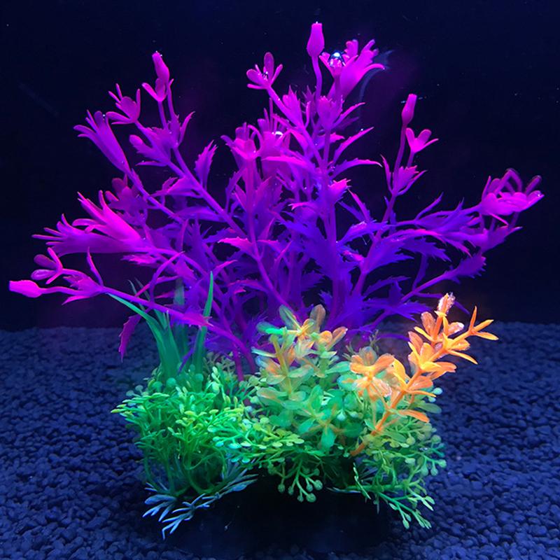 

Decorations Aquatic Accessories Artificial Plants Fish Tank Grass Flower Ornament Decor Simulation Water Plant Aquarium