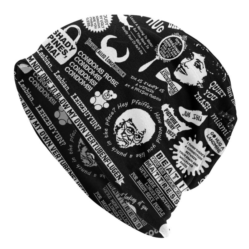 

Berets Thank You For Being A Friend Skullies Beanies LGBT Pride Rainbow Hat Vintage Ski Caps Spring Dual-use Bonnet Knitting Hats, Black