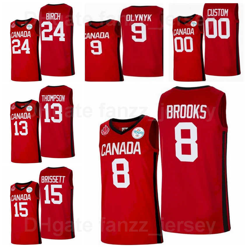 

Men Women Kids Canada 2021 Tokyo Jersey 2020-20 Summer Basketball 8 Andrew Wiggins 15 Oshae Brissett 10 Trey Lyles 6 Cory Joseph 13 Tristan Thompson Team Color Red