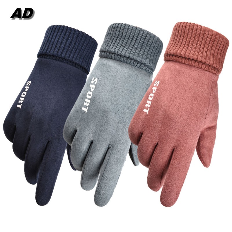

Winter Mens Women Warm Touchscreen Gloves Windproof Anti-slip Gloves For Men Outdoor Sports Glove Thermo Handschoenen