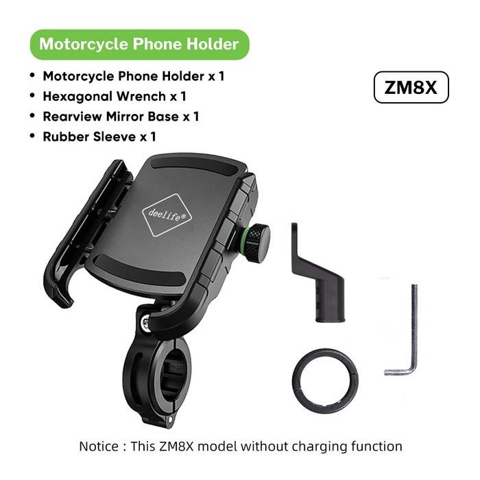 multi-function Motorcycle cell phone seat, Car cell phone stand , equipped with QC 3.0 USB fast charger/wireless charger-image-699107562