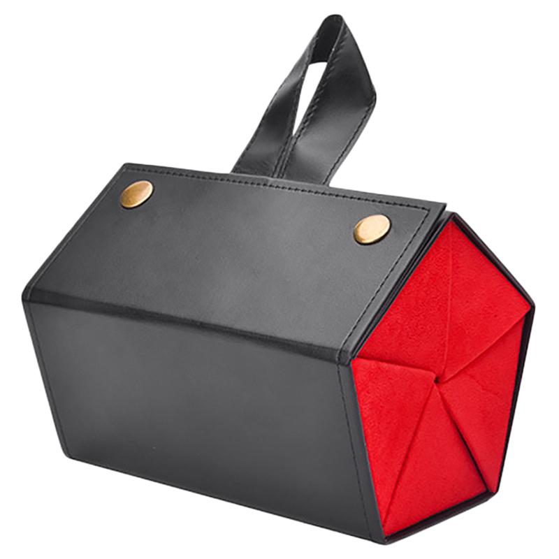 

Other Fashion Accessories Women 5 Storage Space Sunglasses Tray Black Red Pu Leather Roll Eyeglasses Case Display Box