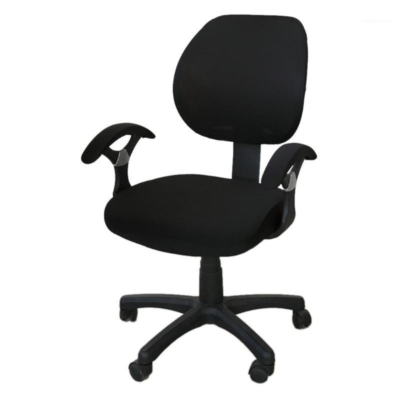 

Office Separated Chair Cover Swivel Computer Armchair Protector Executive Task Slipcover Internet Bar Back Seat Covers